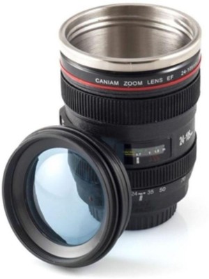 NHP TRADERS uper Classic Camera Lens Shaped Coffee mug Plastic Coffee Mug(400 ml)