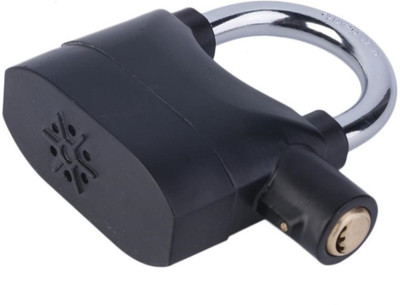TSV Loud Siren Hardened Alarm Lock (110Db) Safety Lock(Black)
