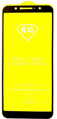 NaturalBuy Edge To Edge Tempered Glass for Mi A2, Mi 6X(Pack of 1)