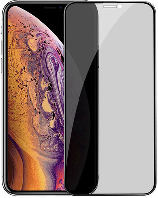 ajd Edge To Edge Tempered Glass for Apple iPhone XS Max(Pack of 1)