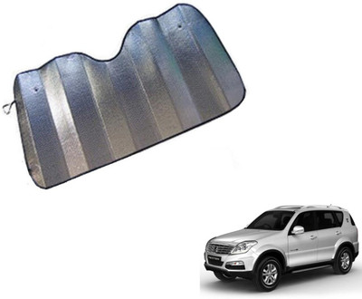 MOCKHE Dashboard Sun Shade For Mahindra Rexton(Silver)