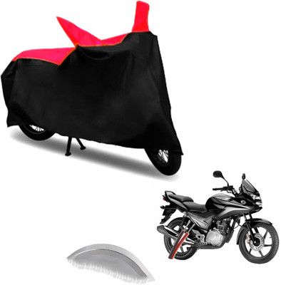 RONISH Two Wheeler Cover for Honda(CBF Stunner, Black, Red)
