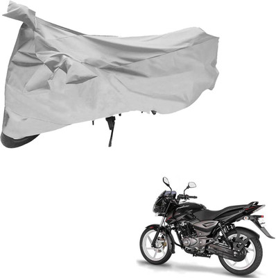 RONISH Two Wheeler Cover for Bajaj(Pulsar 150 DTS-i, Silver)