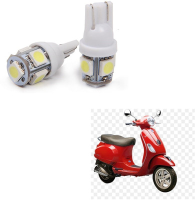 AuTO ADDiCT T105SMDScoot64 Indicator Light Motorbike LED for Piaggio (12 V, 1.2 W)(Vespa LX 125, Pack of 2)