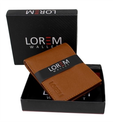 LOREM Men Casual, Evening/Party, Formal Tan Artificial Leather Wallet(5 Card Slots)