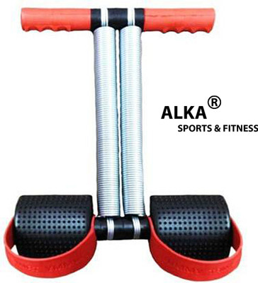 ALKA DOUBLE SPRING TUMMY TRIMMER FOR MEN RED Ab Exerciser(Red)