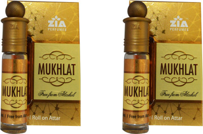 ZIA Mukhlat 8ml Roll-On Combo Floral Attar(Blends (mukhallat))