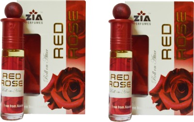 ZIA Red Rose 8ml Roll-On Combo Floral Attar(Rose)