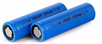 Breewell 18650  3.7 V 2200 mAh Rechargeable Lithium-Ion  - Pack of 2  Battery(Pack of 2)