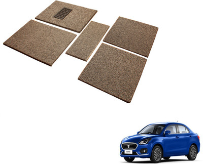Auto Hub PVC (Polyvinyl Chloride), Plastic Standard Mat For  Maruti Suzuki New Dzire(Black, Beige)