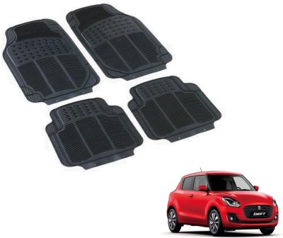 Auto Hub PVC (Polyvinyl Chloride) Standard Mat For  Maruti Suzuki New Swift(Black)