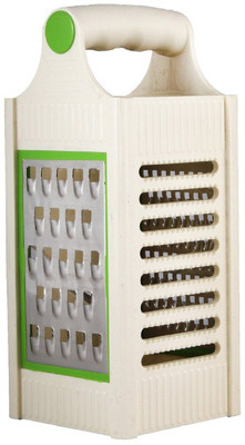 APEX 4 in 1 Smart Vegetable Grater cum Slicer - ABS and Stainless Steel Four Sided Boxed Grater with Handle Vegetable Grater & Slicer(1x Grater cum Slicer)