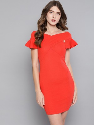 VENI VIDI VICI Women Bodycon Red Dress