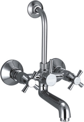 DRIZZLE Wall Mixer 2 in 1 Corsa Brass Faucet Set