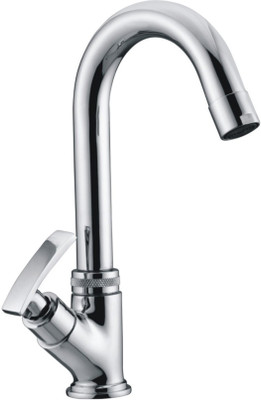 DRIZZLE Swan Neck Pillar Cock Soft Brass Faucet Set