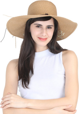 FabSeasons Women's caps & hats(Brown, Pack of 1)