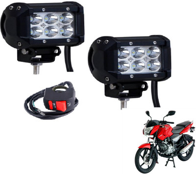MOCKHE VLB-RCT6LD2P-176 Fog Lamp Motorbike LED for Bajaj (12 V, 18 W)(Pulsar 135 LS, Pack of 2)