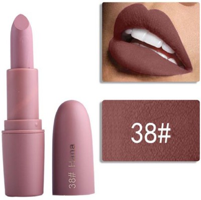 MISS ROSE Creme Lipstick Bullet Shade (38 Hana)(HANA 38, 3.4 g)