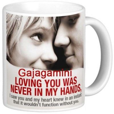 Exocticaa Gajagamini I Love You Romantic Quotes 69 Ceramic Coffee Mug(325 ml)