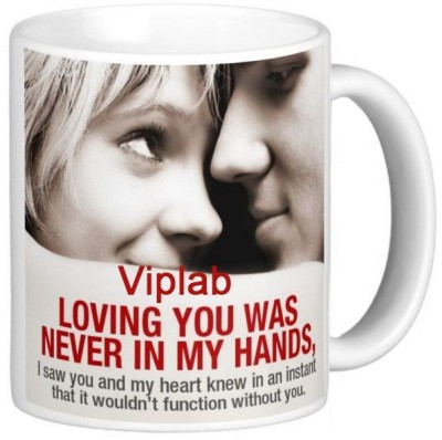 Exocticaa Viplab I Love You Romantic Quotes 69 Ceramic Coffee Mug(325 ml)