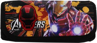 SKI Avengers Iron Man Zipper Pencil Pouch Case for Kids Girls Boys
