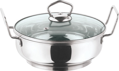 13% OFF on Vinod Friendly with Lid Kadhai 26 cm diameter with Lid 3.4 L capacity(Stainless Steel, Induction Bottom) 13% OFF on Vinod Friendly with Lid Kadhai 26 cm diameter with Lid 3.4 L capacity(Stainless Steel, Induction Bottom)