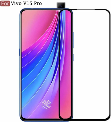ajd Edge To Edge Tempered Glass for Vivo V15 Pro(Pack of 1)