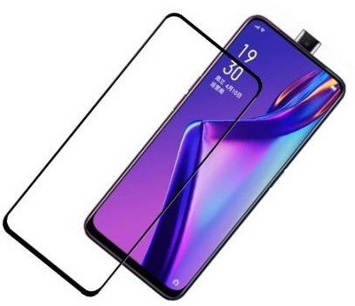 Caseline Edge To Edge Tempered Glass for OPPO F11 Pro, OPPO K3, Realme X(Pack of 1)