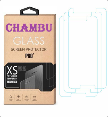 CHAMBU Edge To Edge Tempered Glass for Nokia Asha 503(Pack of 3)