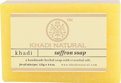 KHADI NATURAL Ayurvedic Saffron Soap(2 x 125 g)