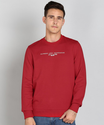 NUMERO UNO Full Sleeve Printed Men Sweatshirt
