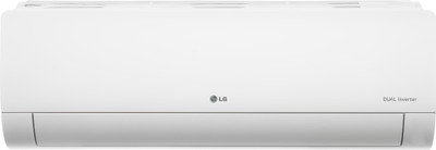 LG 1 Ton 3 Star Split Dual Inverter AC  - White(KS-Q12YNXA, Copper Condenser)   Air Conditioner  (LG)