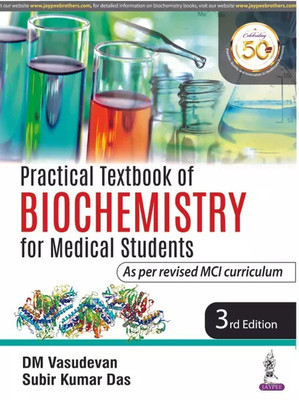 Practical Textbook of Biochemistry for Medical Students(English, Paperback, Vasudevan DM)