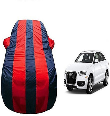 Frap Car Cover For Audi Q3 (With Mirror Pockets)(Red, Blue)