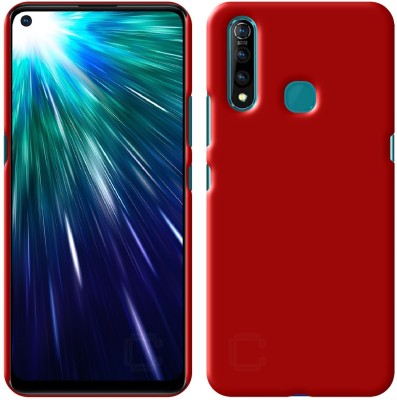 CASE CREATION Back Cover for Vivo Z1 Pro 2019(Red, Grip Case, Pack of: 1)