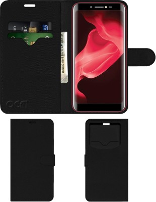 ACM Flip Cover for Micromax Bharat5 Infinity Edition Q4204(Black, Cases with Holder, Pack of: 1)