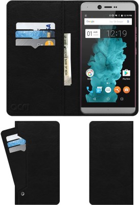 ACM Flip Cover for Smartron T.Phone(Black, Cases with Holder, Pack of: 1)