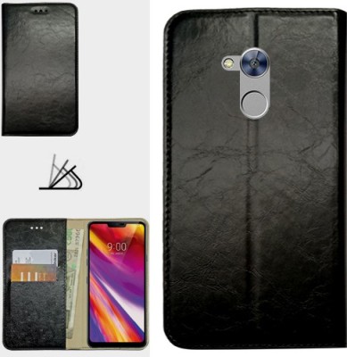 MAXSHAD Flip Cover for Honor Holly 4(Black)