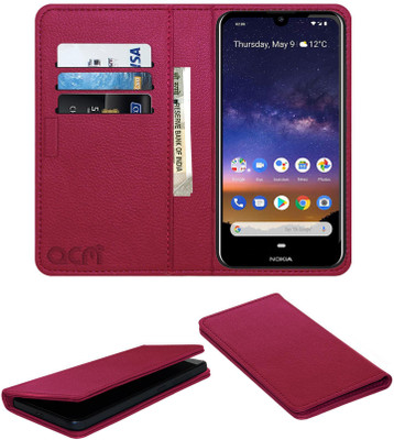 ACM Flip Cover for Nokia 2.2(Pink, Cases with Holder, Pack of: 1)