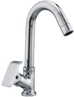 DRIZZLE Swan Neck Pillar Cock Swift Brass Faucet Set