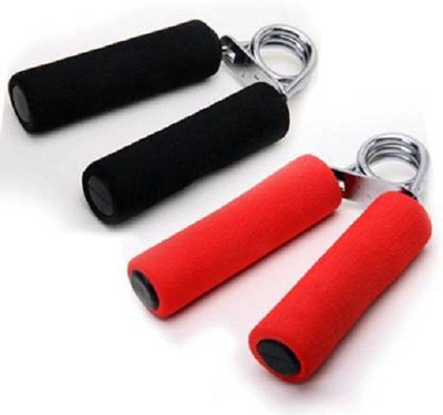 SEASPIRIT Spring Hand Grip Forearm Strength Exercise Healthy Sport Builder (PACKO OF 2) Hand Grip/Fitness Grip(Multicolor)