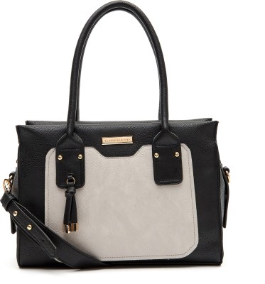 GIORDANO Women Black, Grey Satchel