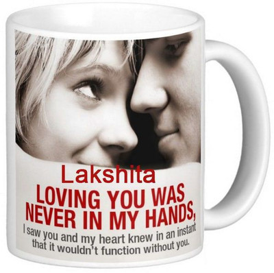 Exocticaa Lakshita I Love You Romantic Quotes 69 Ceramic Coffee Mug(325 ml) Flipkart