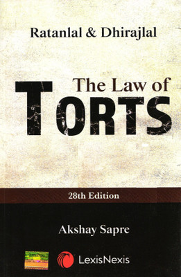 Ratanlal & Dhirajlal - The Law Of Torts 2019 Edition(Paperback, Justice GP Singh, Dhirajlal, Ratan Lal, Akshay Sapre)
