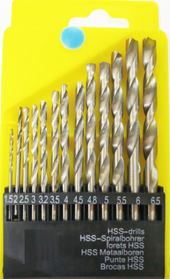 DUMDAAR 13 Pcs HSS For Wood and Metal HSS