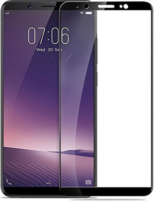 Gorilaa Tempered Glass Guard for 11D Tempered Glass Screen Protector for Vivo V7 Plus - Full Edge to Edge Coverage(Pack of 1)