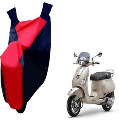 HMS Two Wheeler Cover for Piaggio(Vespa LX, Red, Blue)