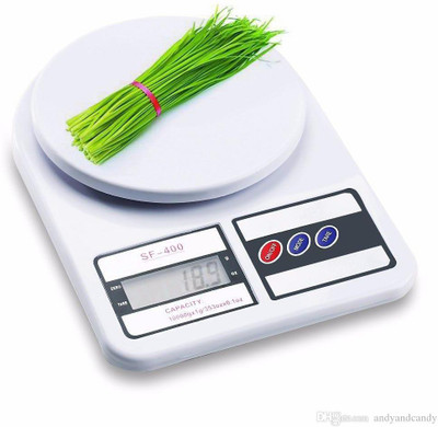 Planetoid Electronic Kitchen Digital Weighing Scale 10 Kg Weighing Scale(White)