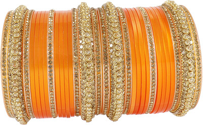 Zulka Get Your Traditions Plastic Bangle Set(Pack of 30)