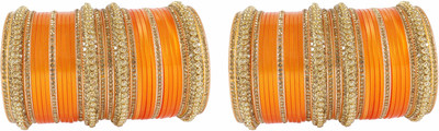 Zulka Get Your Traditions Plastic Bangle Set(Pack of 60)